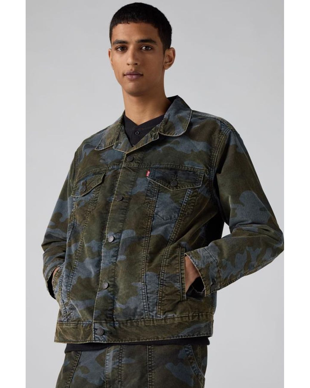 Levi's Black Relaxed Trucker Jacket for men