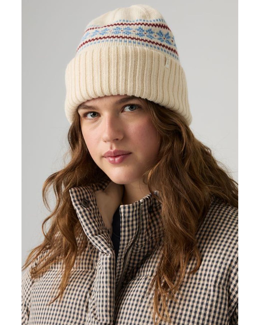 Levi's Brown Nordic Beanie for men