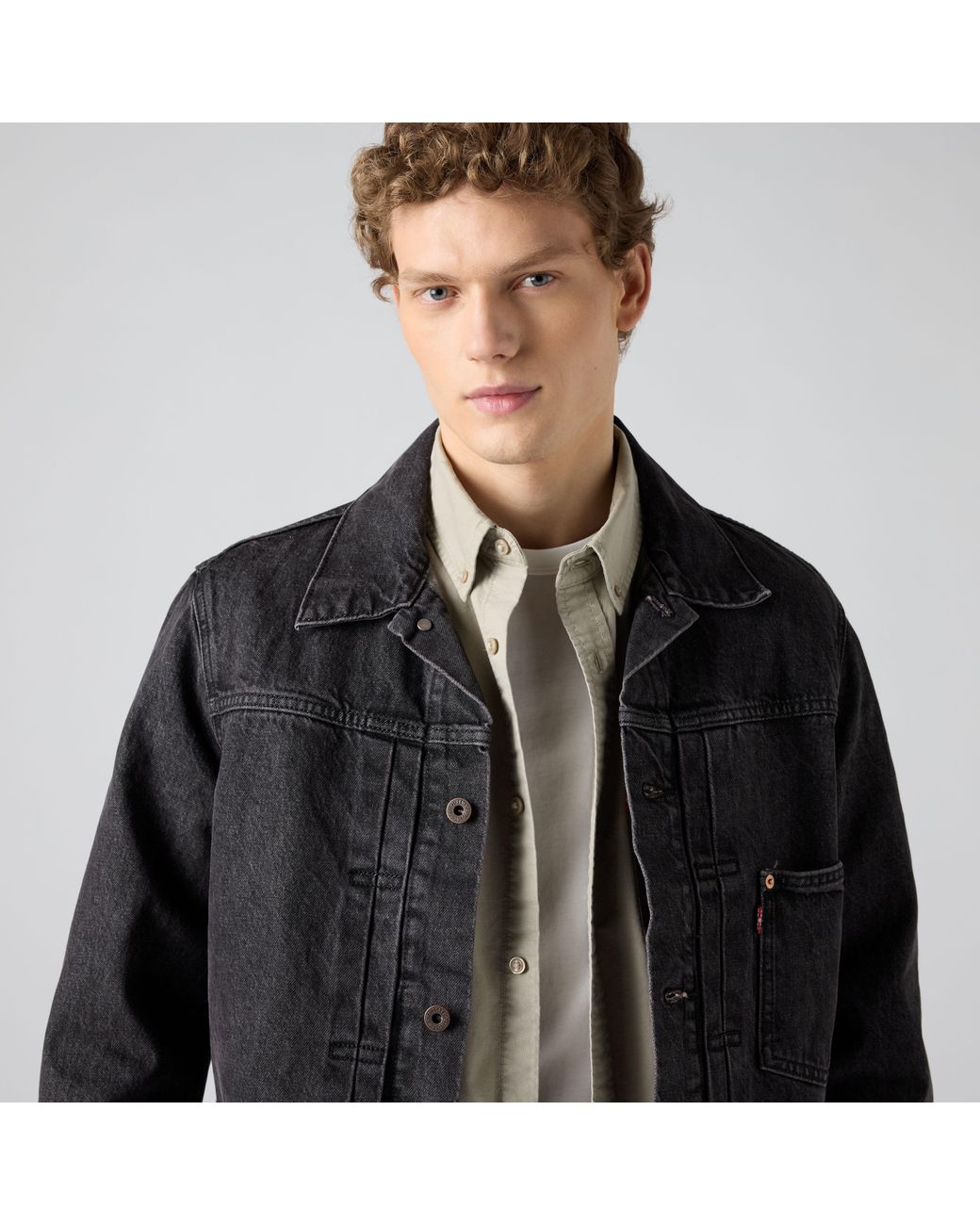Levi's Black Type I Jacket for men