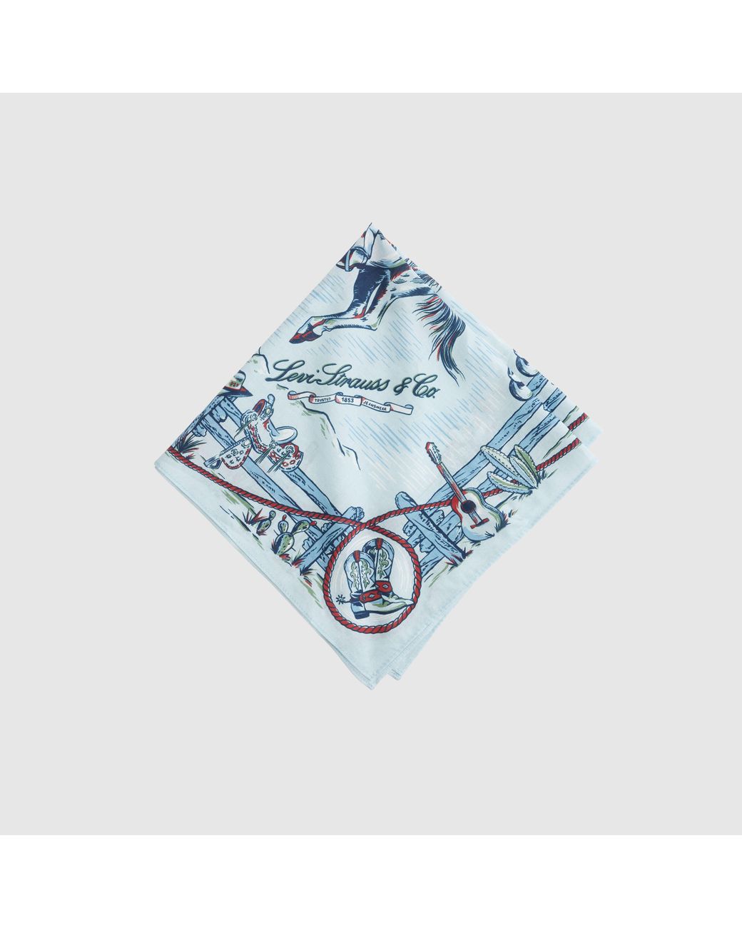 Levi's Blue M's Bandana for men