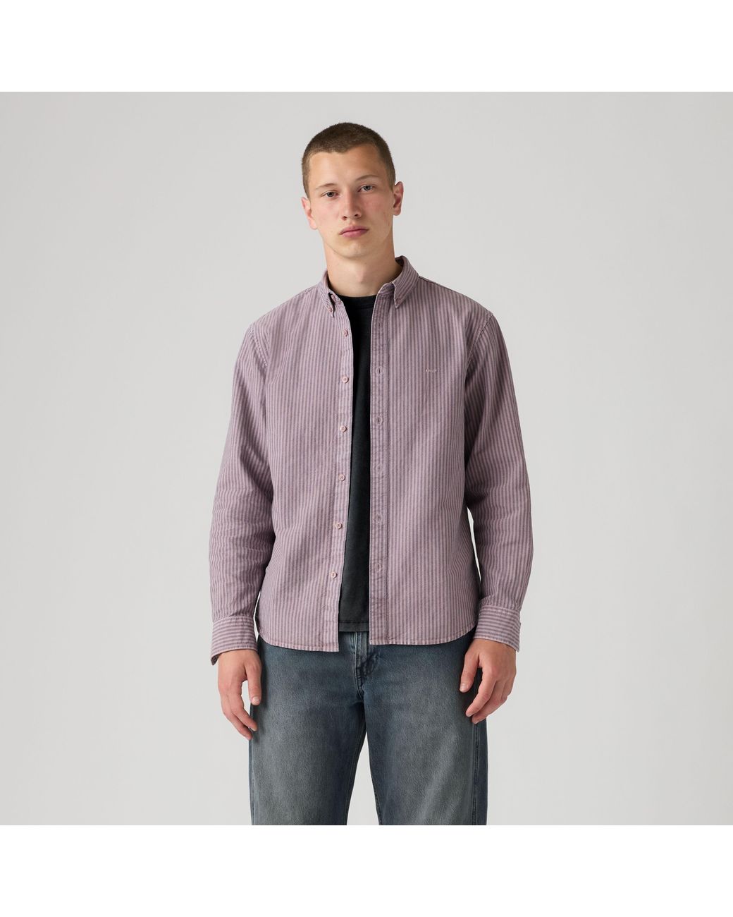 Camicia Authentic Button Down di Levi's in Purple da Uomo