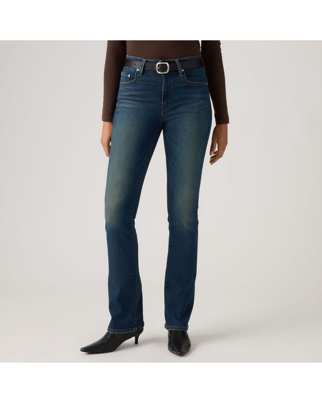 Levi's Blue 725 High Rise Bootcut Jeans