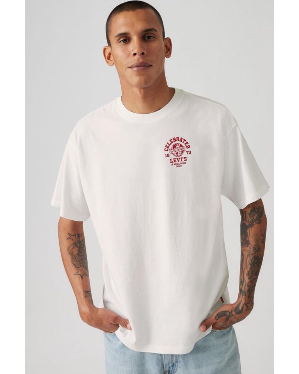 Levi's White Vintage Fit Graphic Tee for men