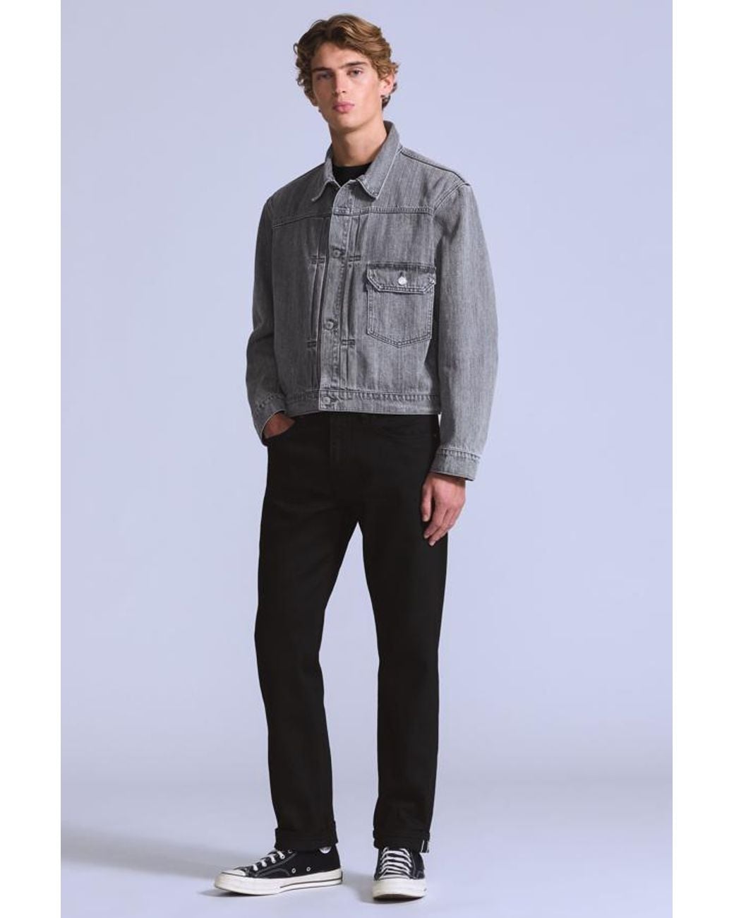 Levi's Blue 502 Taper Jeans for men