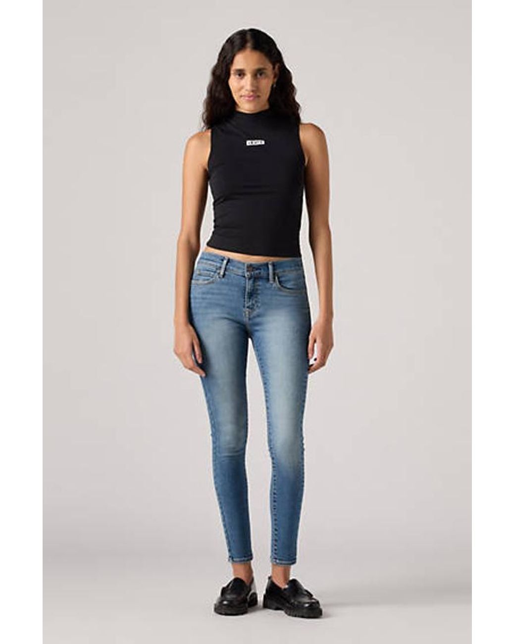 Levi's 710 Super Skinny Jeans in Blue Lyst UK