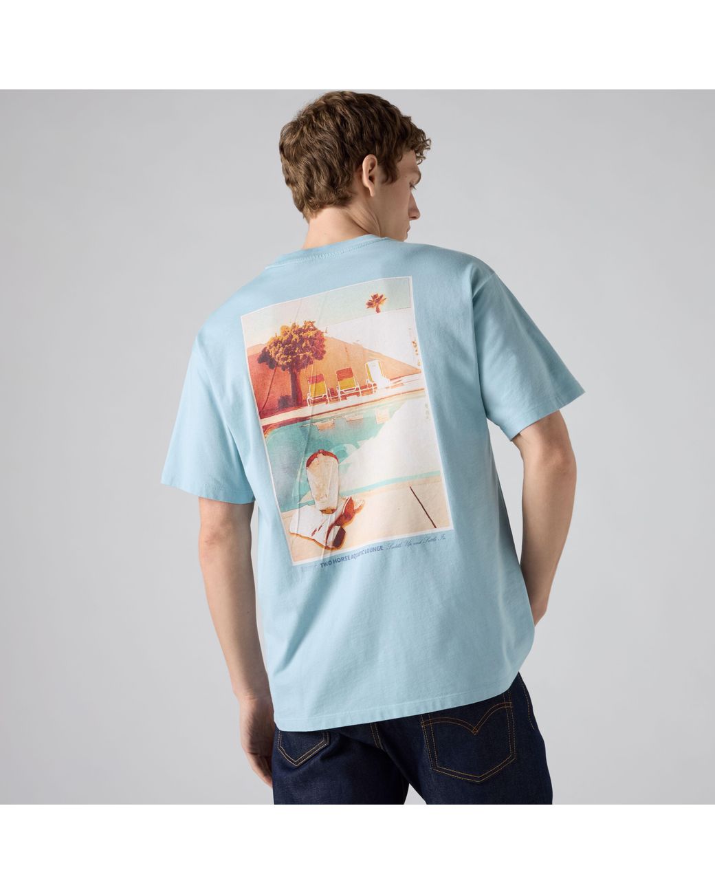 Levi's Blue Vintage Fit Graphic Tee for men