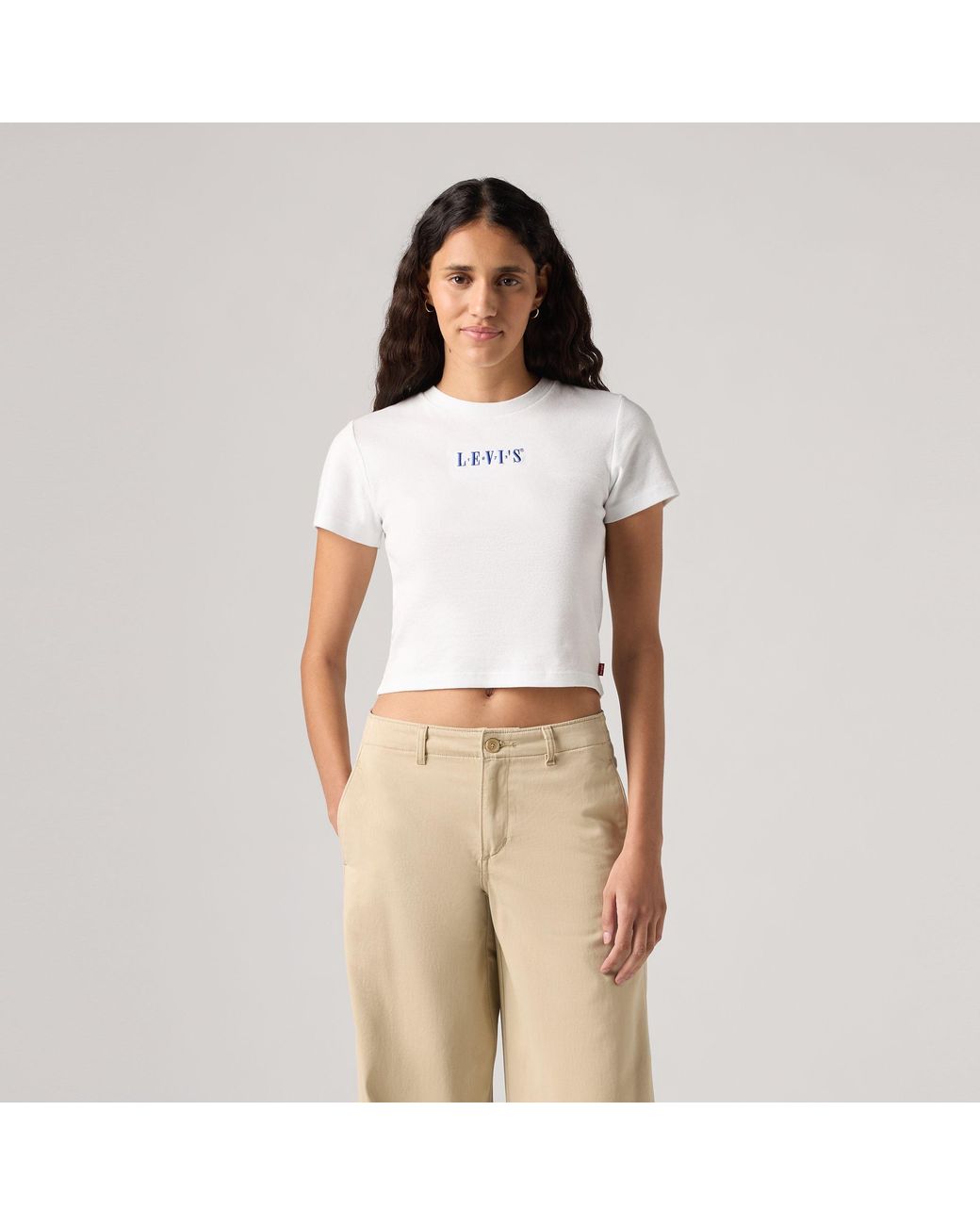 Levi's White Graphic Essential Sporty Tee