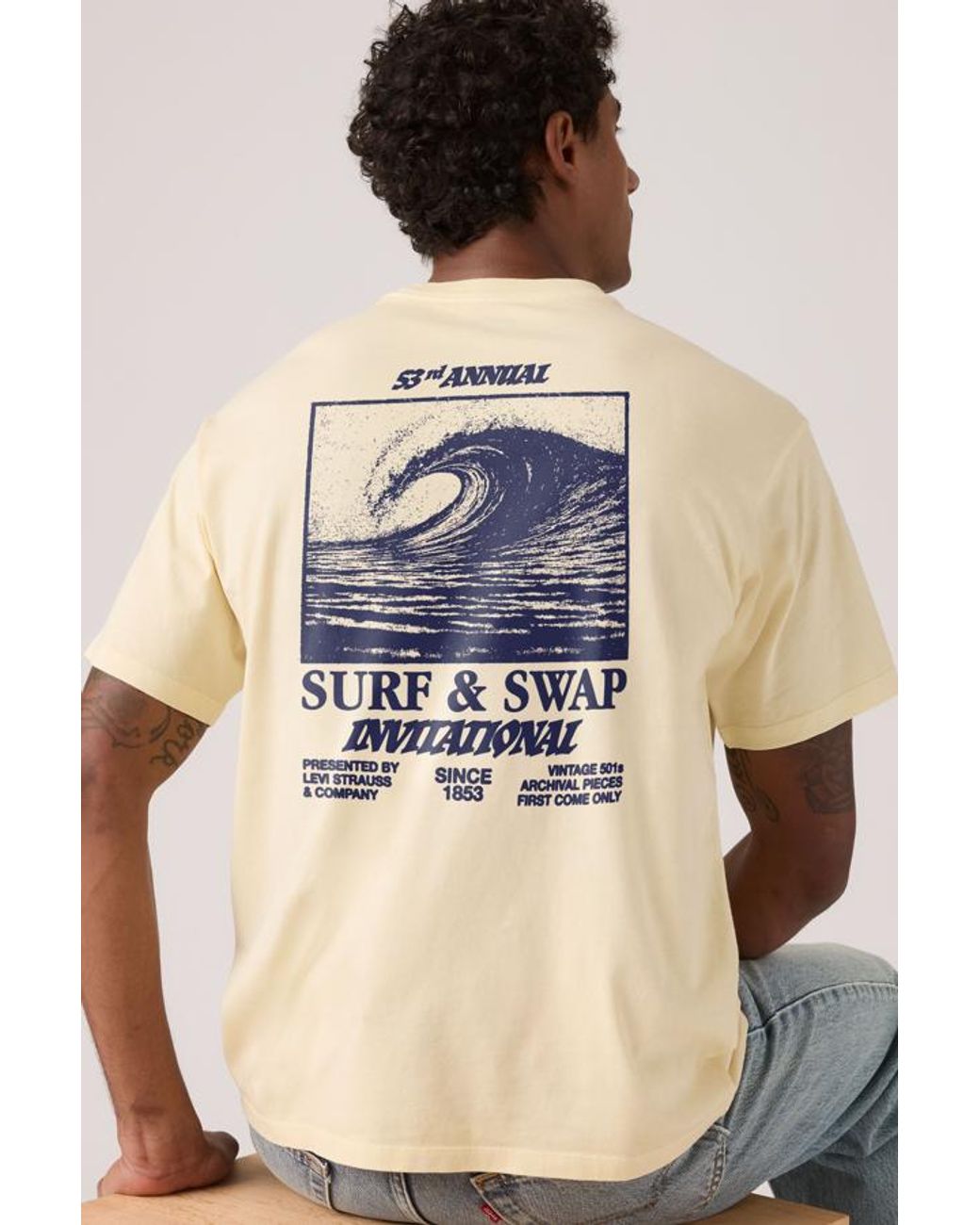 Levi's Natural Graphic Vintage Fit Tee for men
