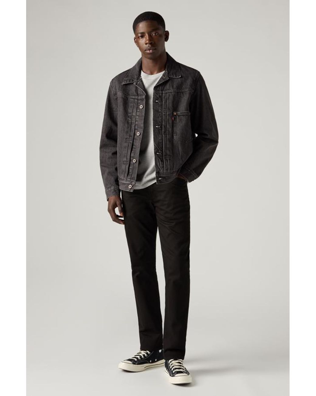 Levi's 502 Taper Jeans in het Black voor heren