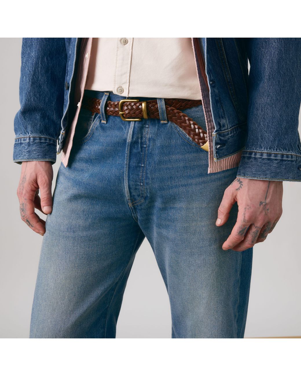 Levi's Blue 501 Loose Jeans for men