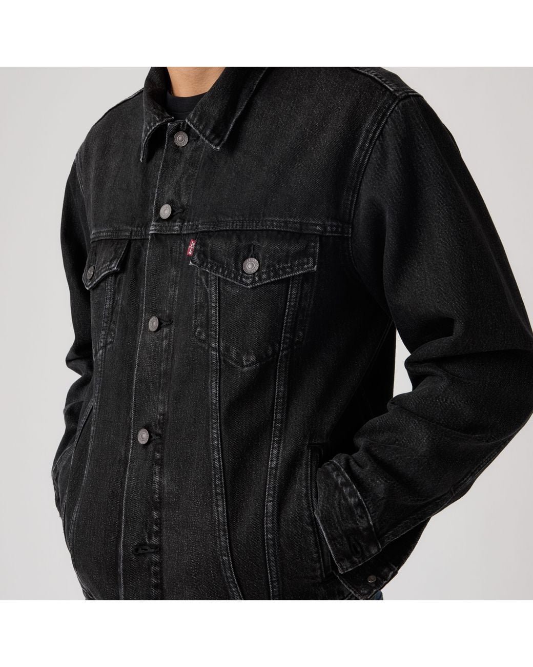 Chaqueta Trucker Relaxed Type Iii Levi's de hombre de color Black