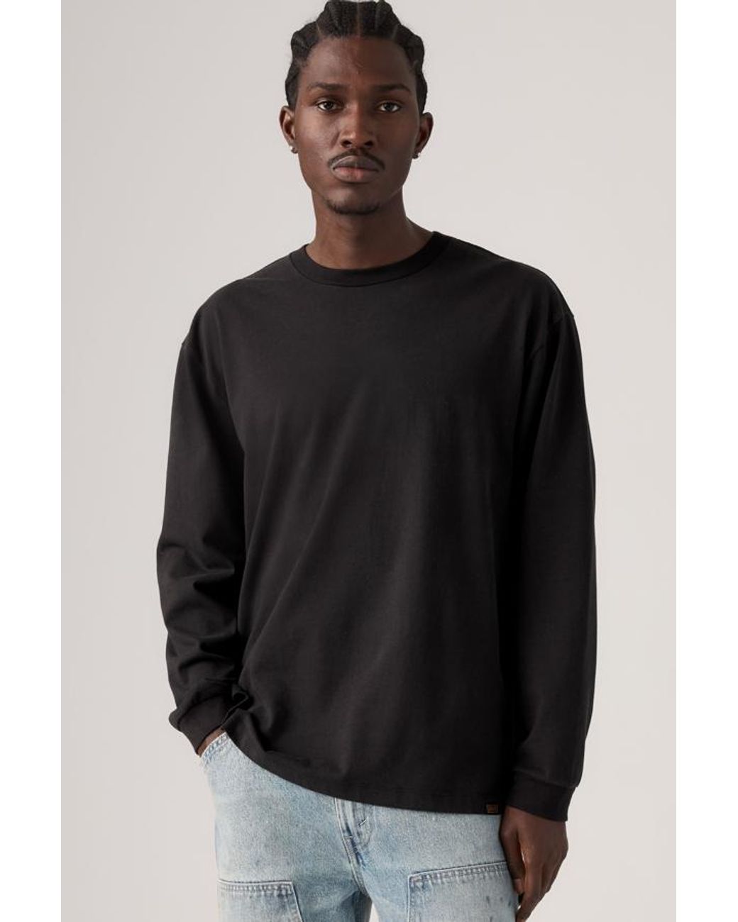 Levi's Black Long Sleeve Workwear Tee for men
