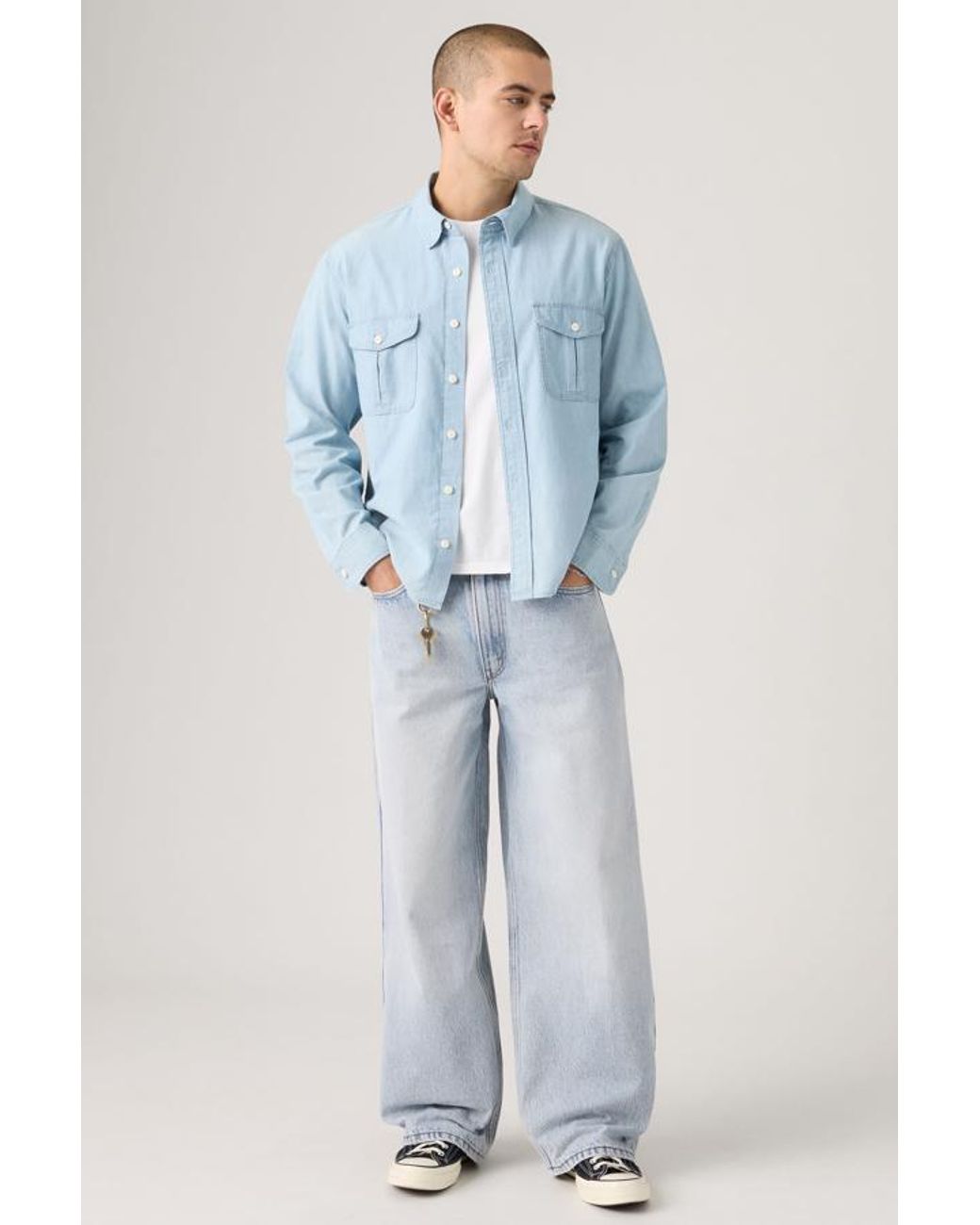 Levi's Blue Extra Baggy Jeans for men