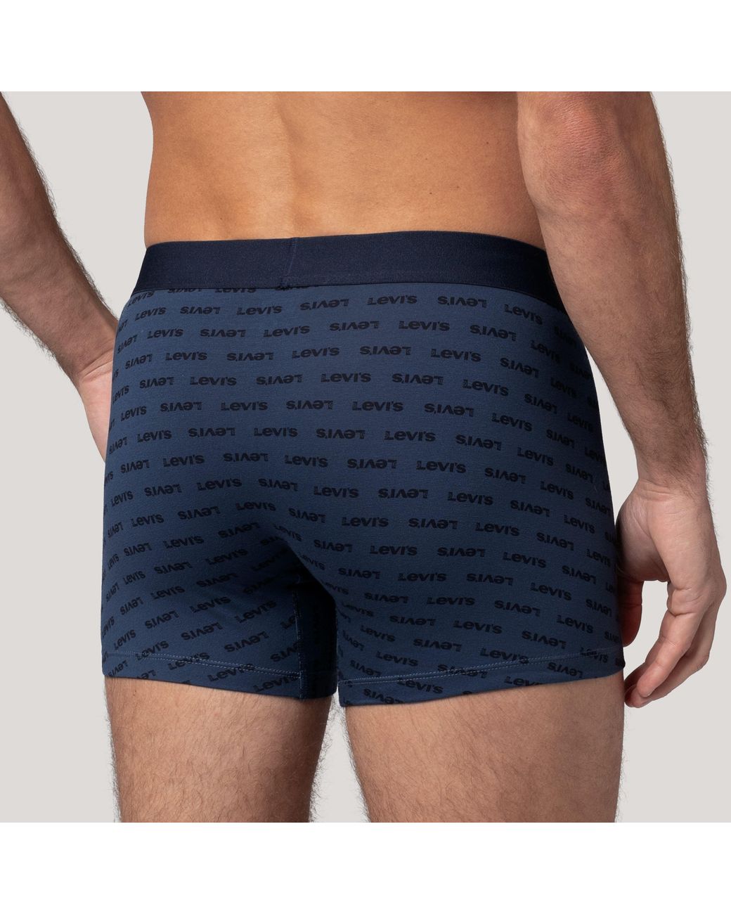 Logo Boxer Brief 2 Pack Levi's de hombre de color Blue