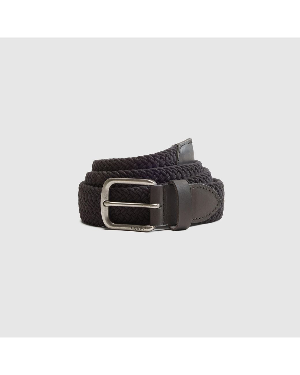 Levi's Black Austin Stretch Woven Belt for men
