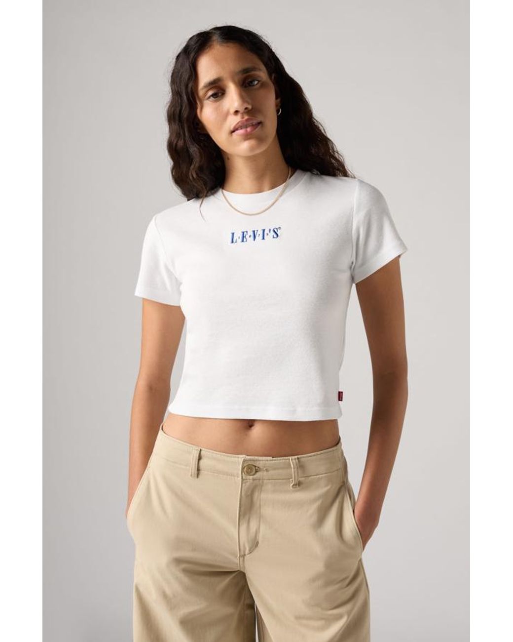 Levi's White Graphic Essential Sporty Tee