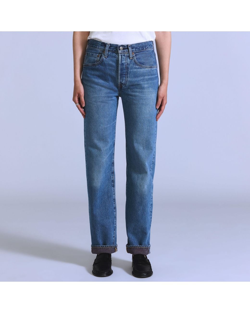 Levi's Blue '70S 501 Jeans