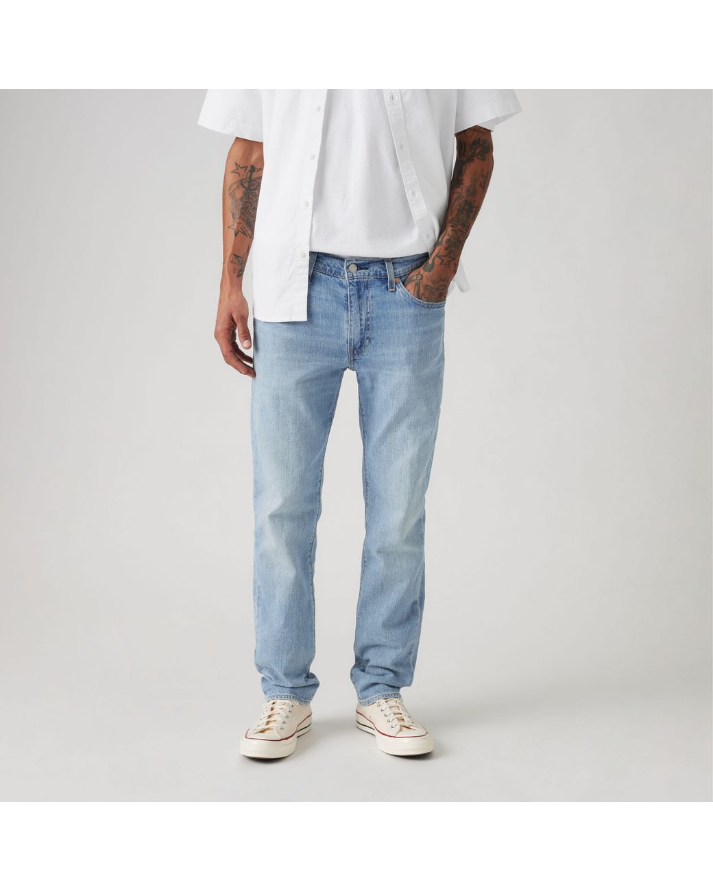 Levi's Blue 511 Slim Linen+ Denim Jeans for men