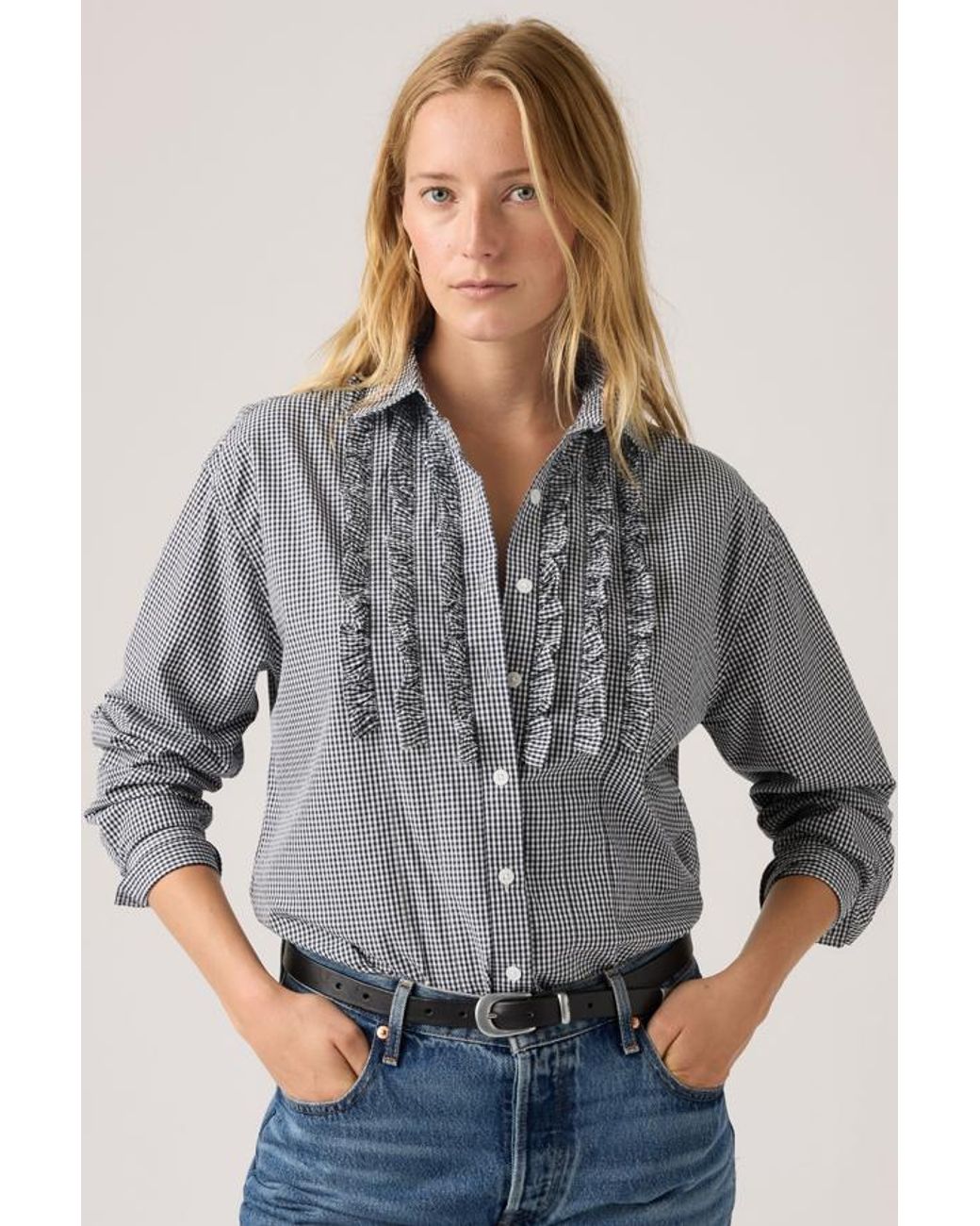 Levi's Gray Novelty Harlie Shirt