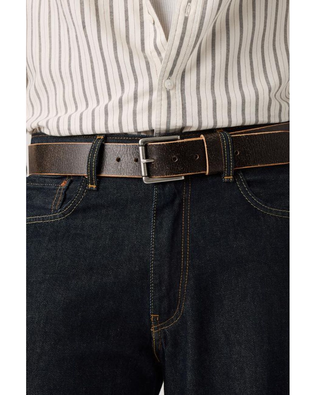 Levi's Elevated Heritage Gürtel in Gray für Herren