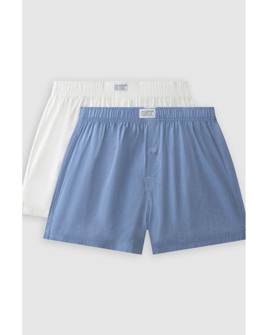 Levi's Woven Boxer 2 Pack in het Blue voor heren