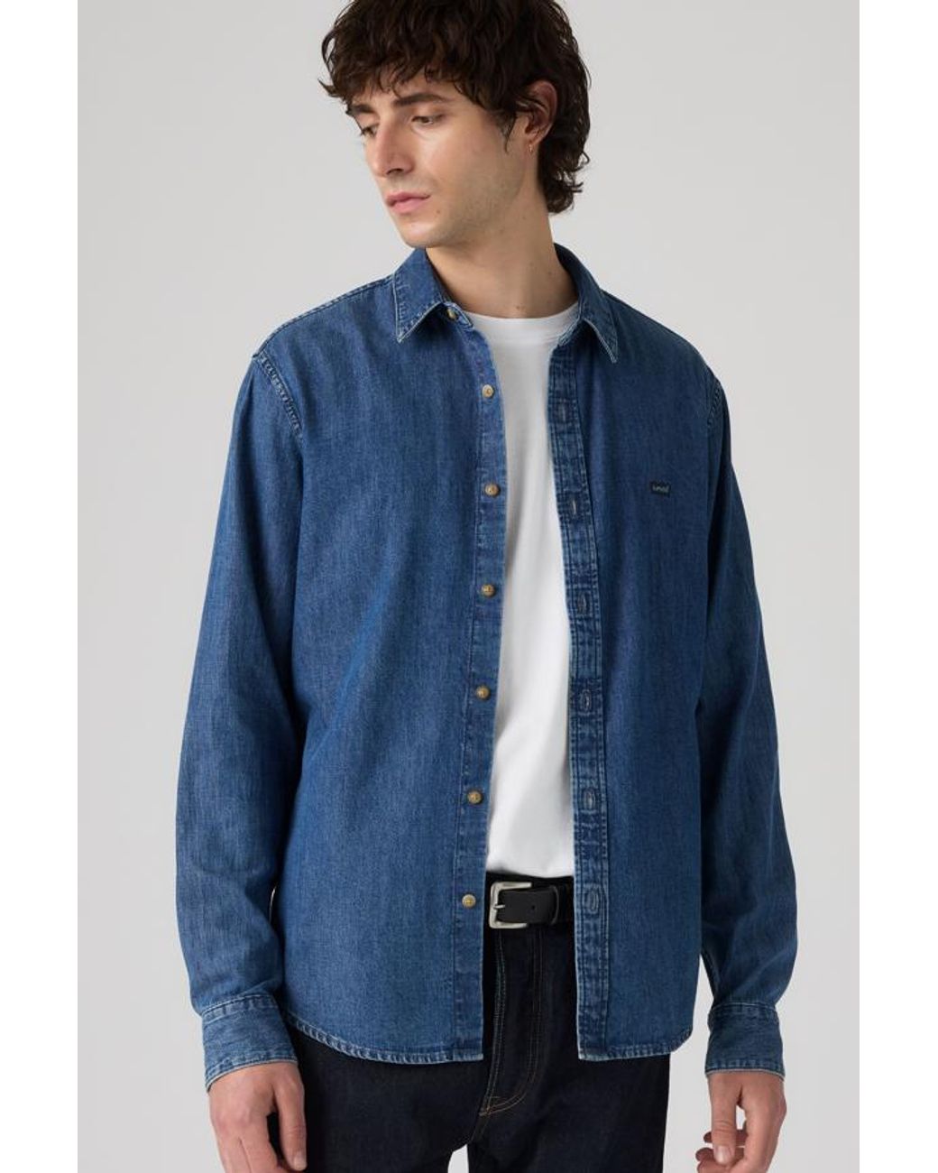 Levi's Blue Battery Housemark Standard Shirt for men