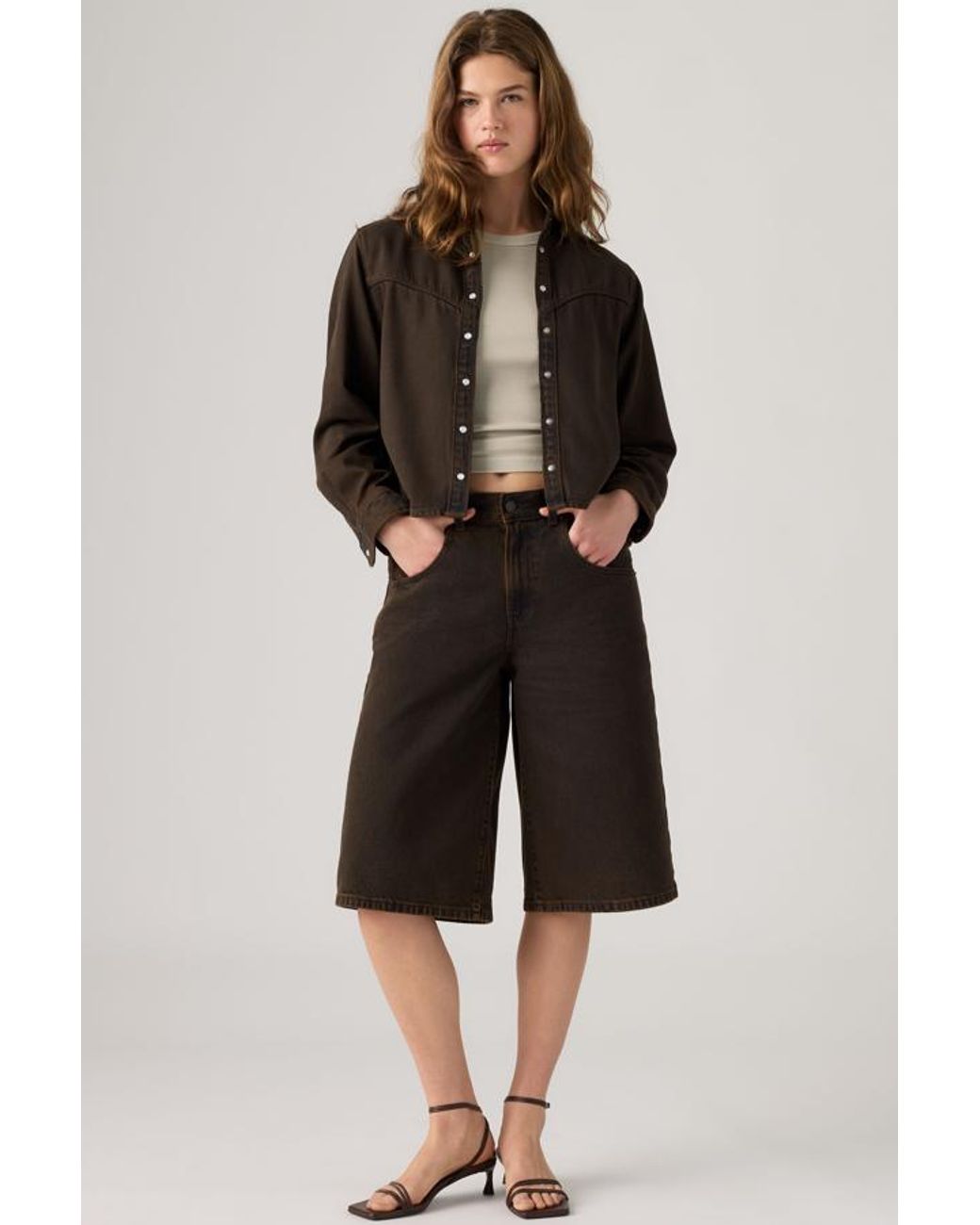 Levi's Black Super Baggy Jorts