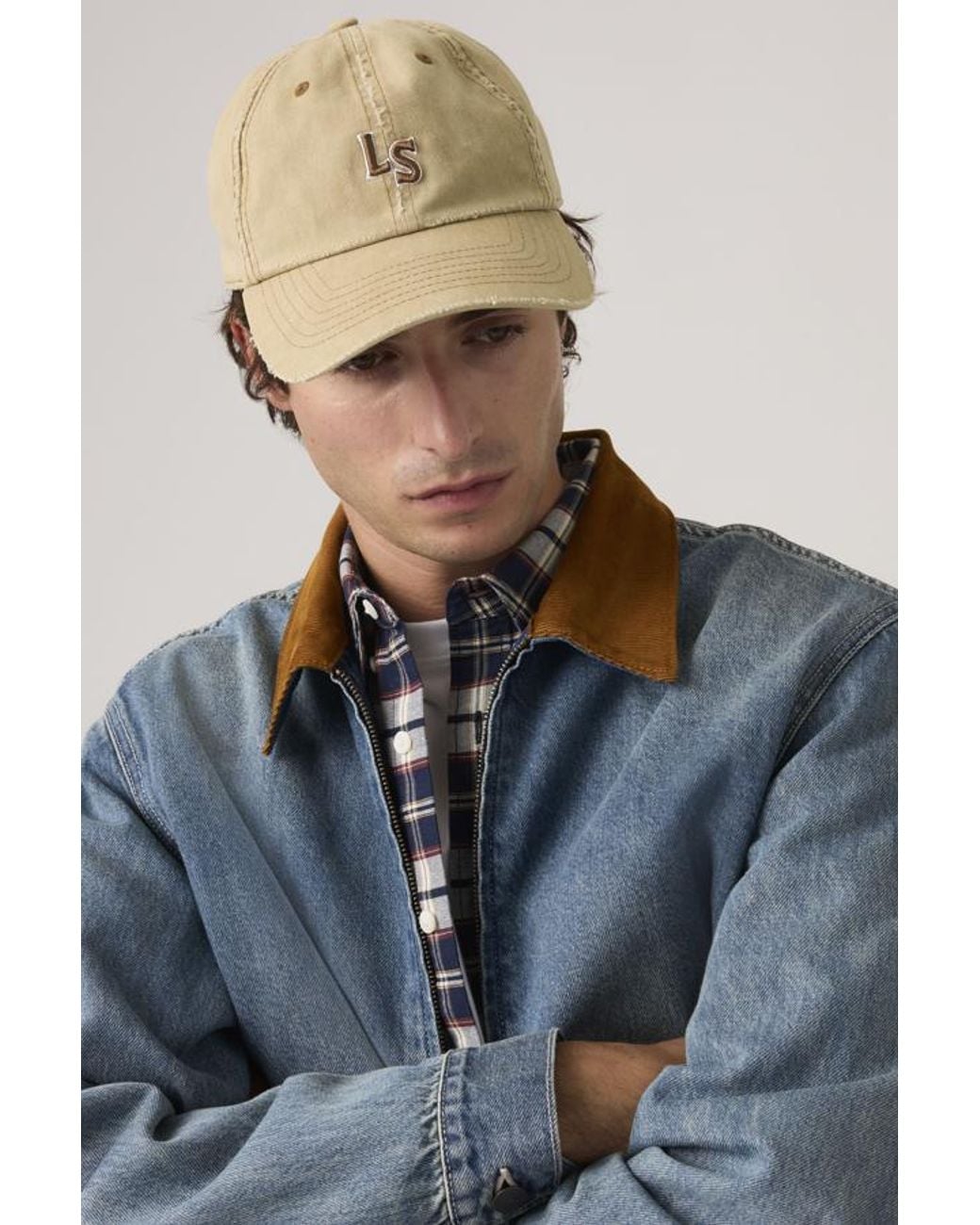 Levi's Blue Monogram Cap for men