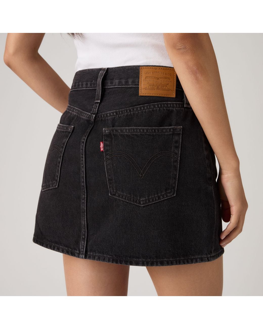 Levi's Black Icon Skirt