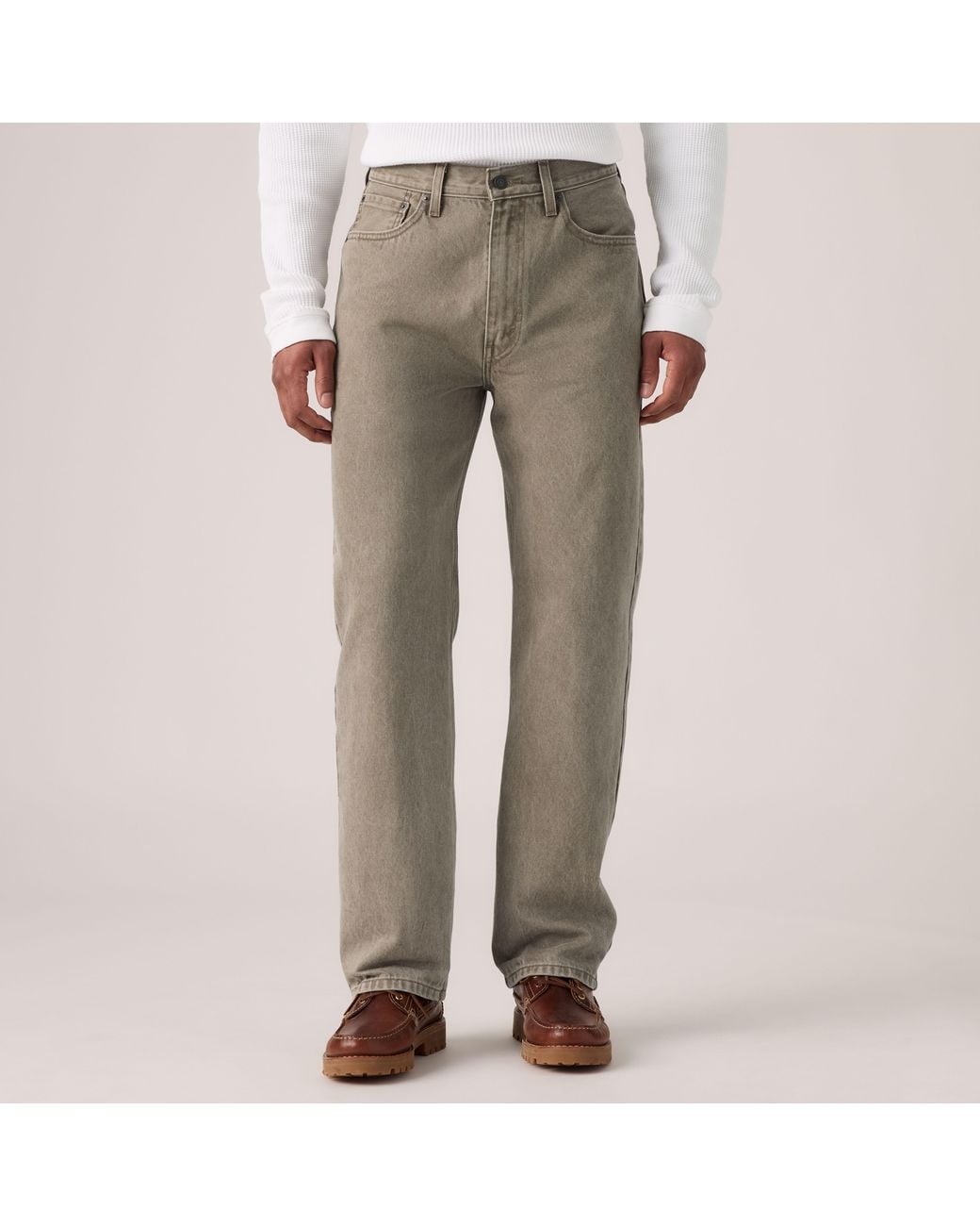 Levi's Natural 565 Loose Straight Jeans for men