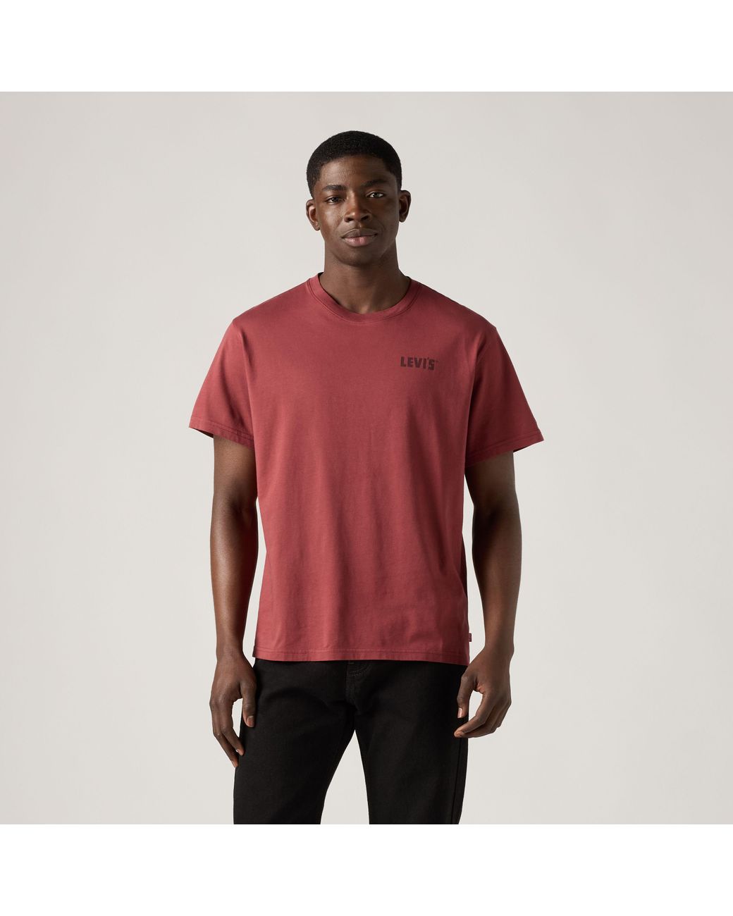 Relaxed Fit Tee Levi's de hombre de color Red