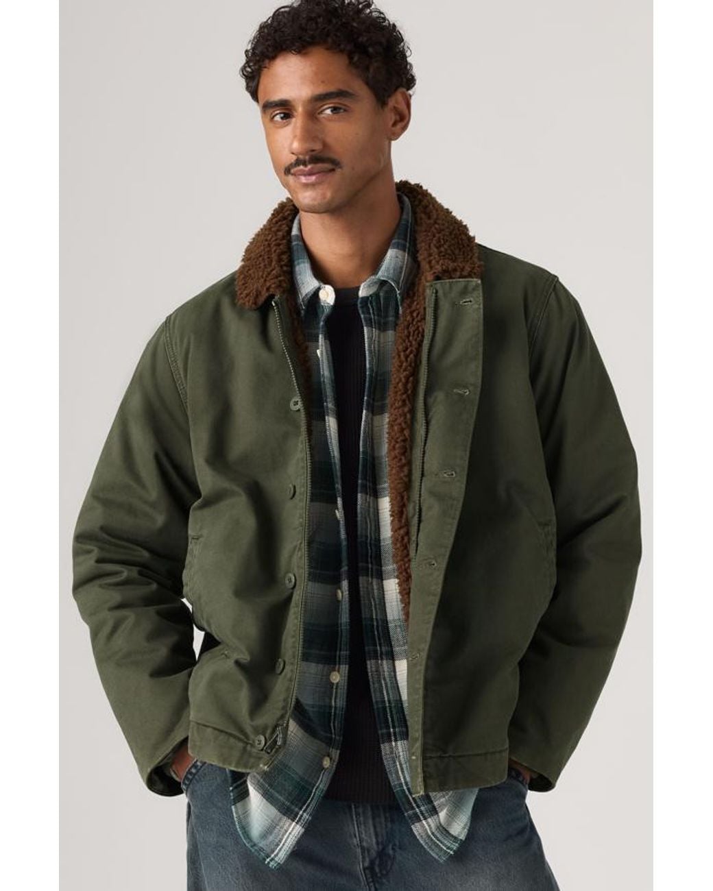 Levi's Deck Jacke in Brown für Herren