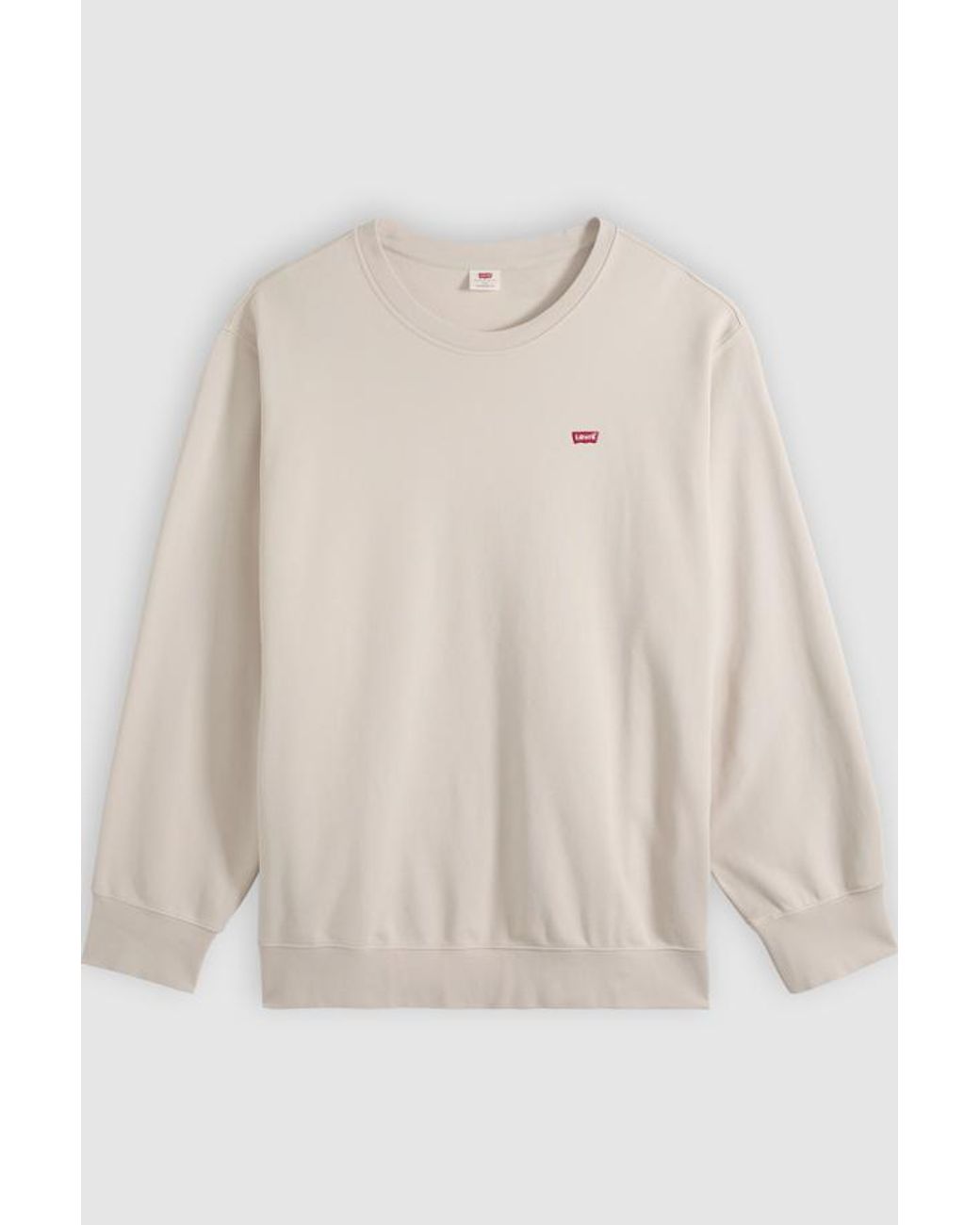Levi's Natural Original Housemark Crewneck Sweatshirt (Big & Tall) for men