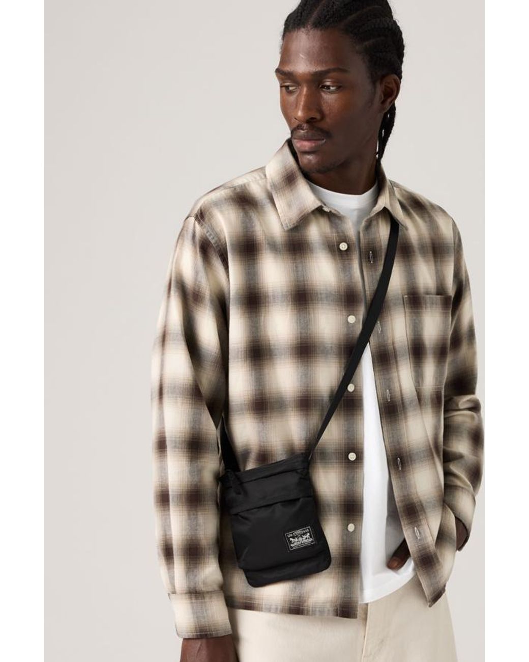 Levi's Natural Mission Bay Crossbody Pouch for men