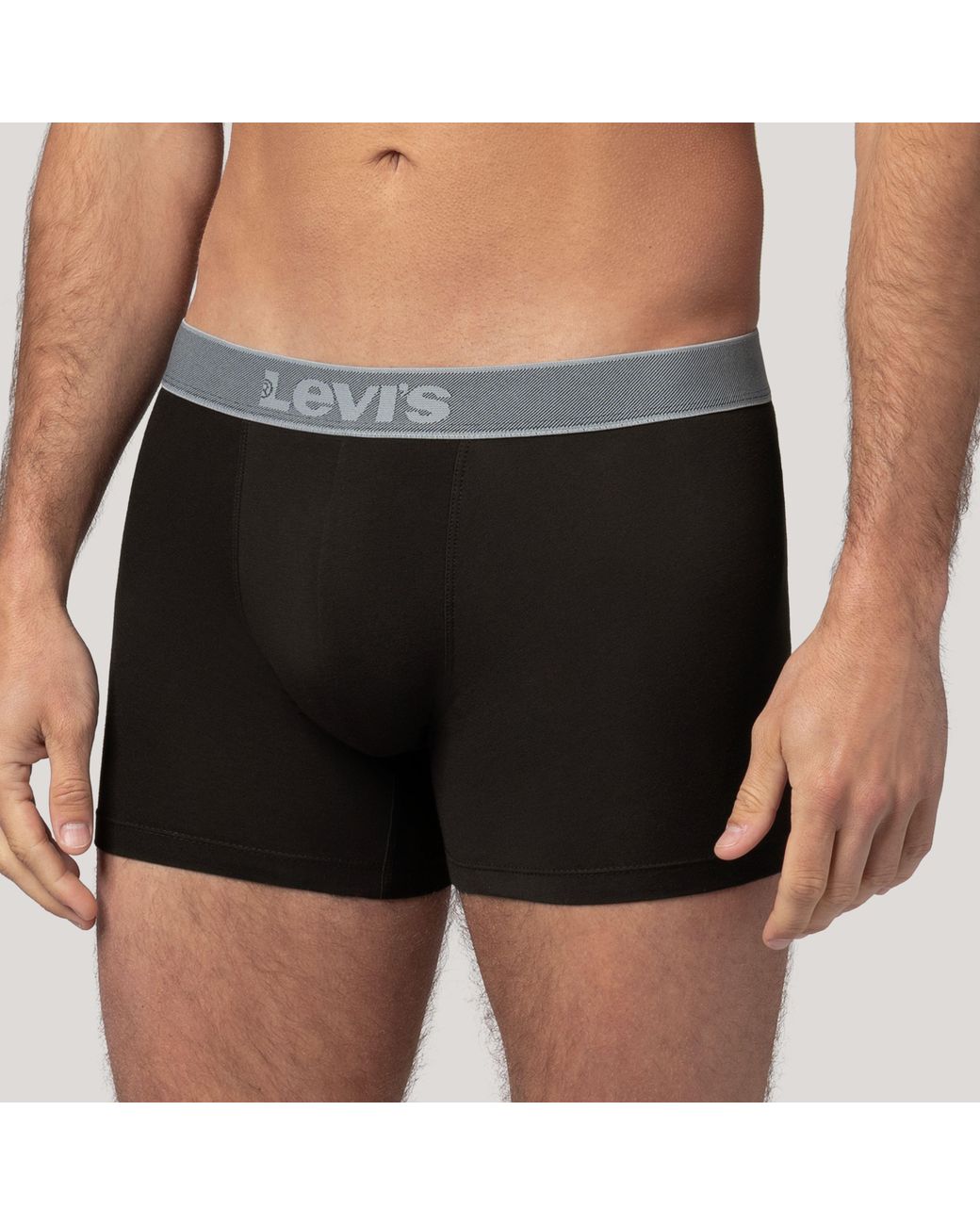 Levi's Black Twill Boxer Brief 2 Pack for men