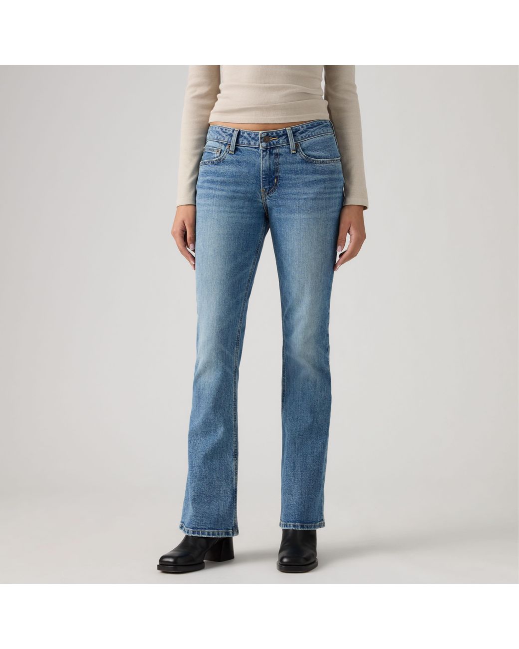 Levi's Blue Low Slim Boot Jeans