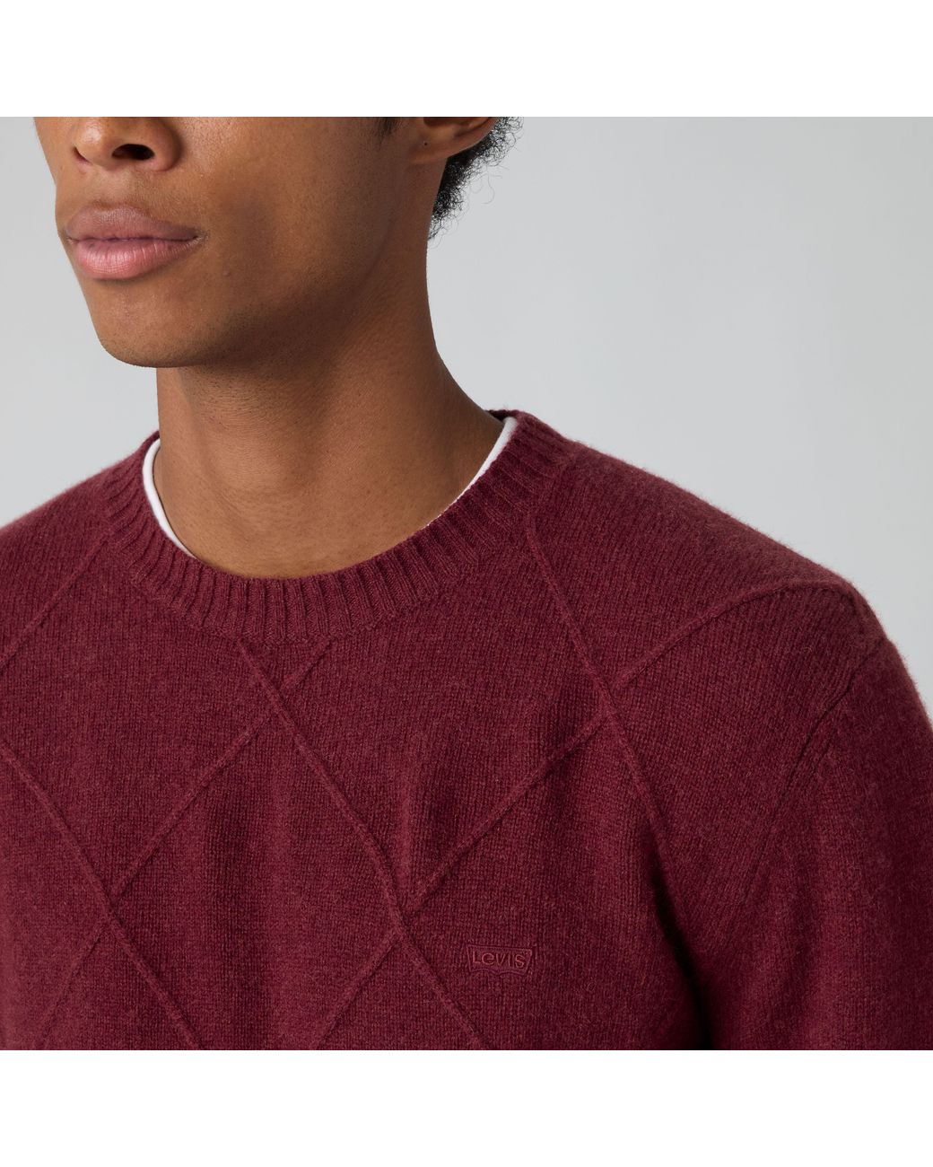 Levi's Red Original Housemark Sweater for men