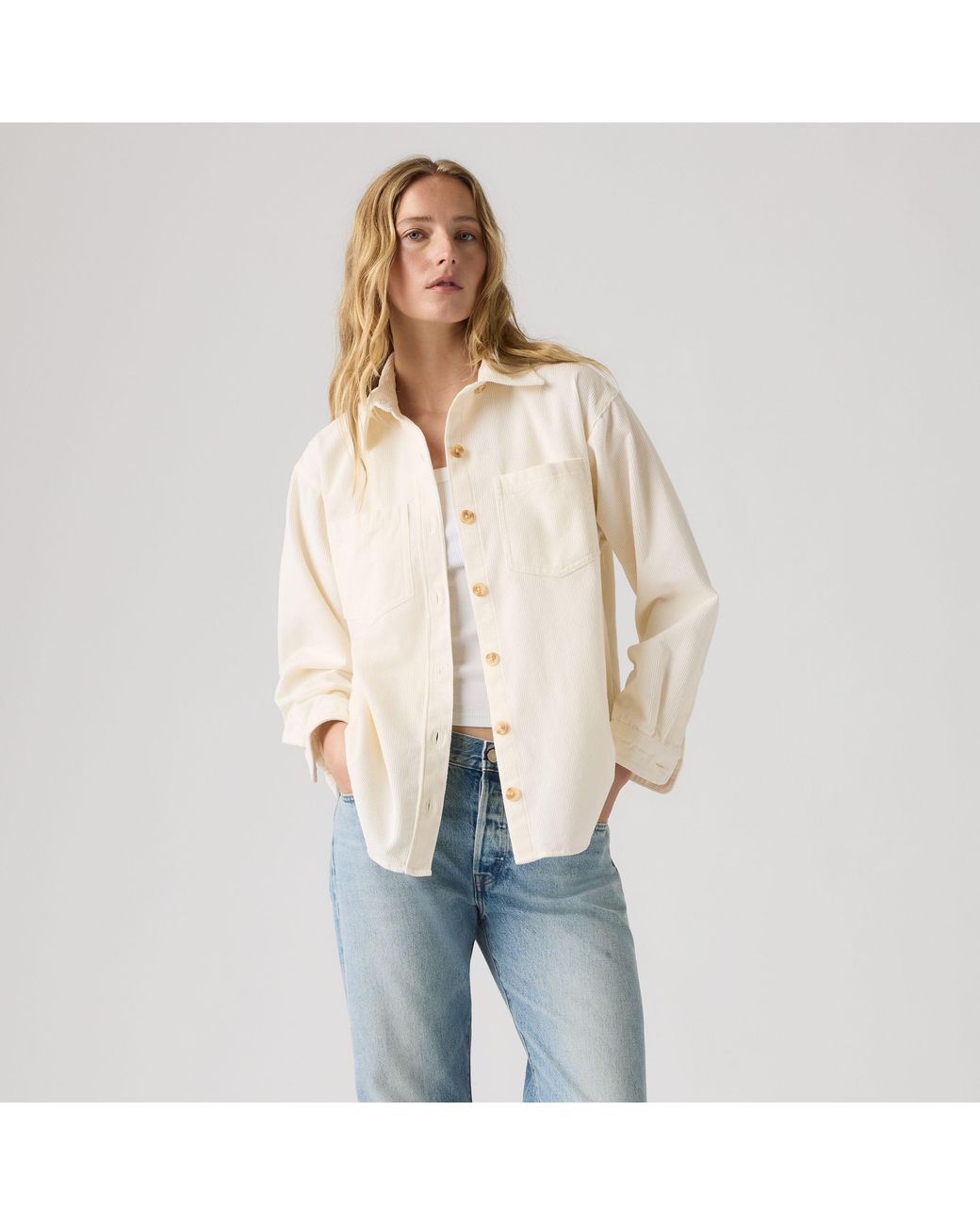 Levi's Iris Overshirt in het Natural