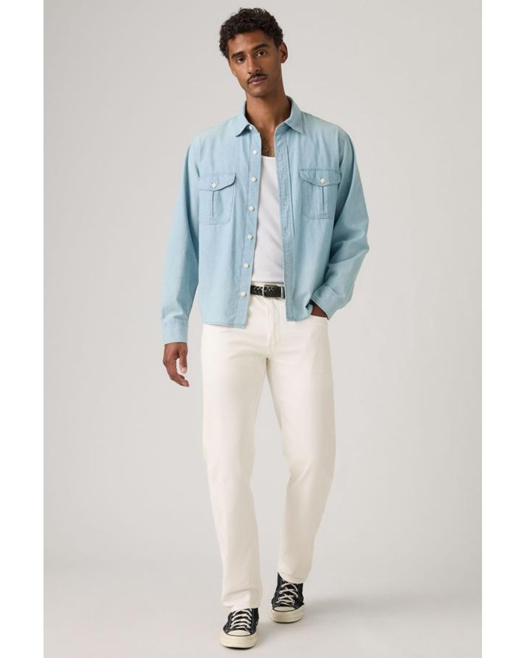 Levi's 502 Taper Jeans in het Blue voor heren