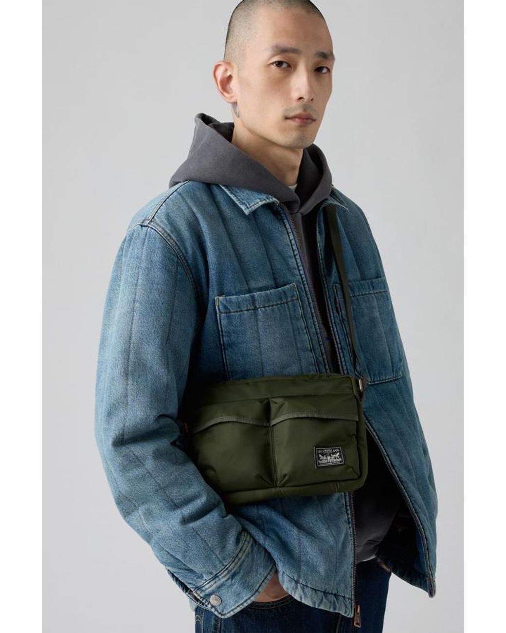 Levi's Blue Mission Bay Crossbody Bag