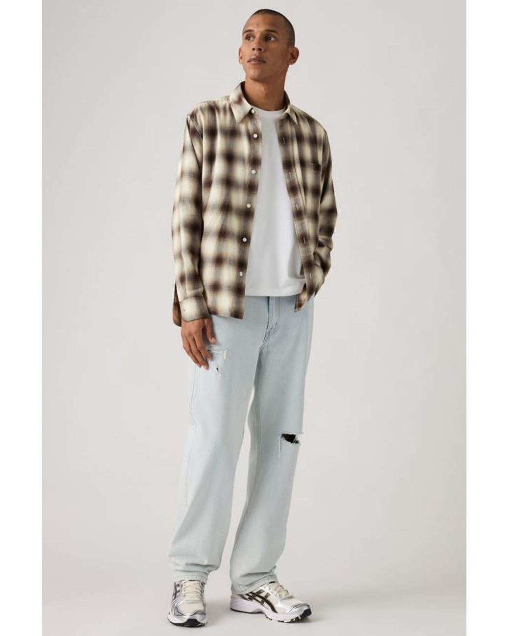 Levi's Blue 565 Loose Straight Jeans for men