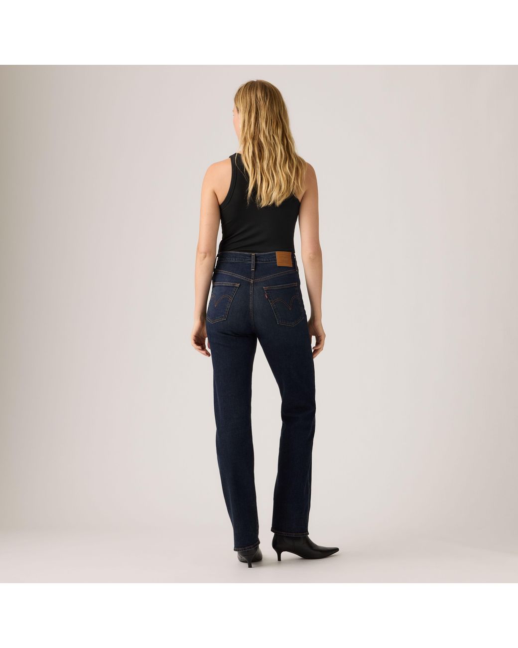 Levi's Ribcage Full Length Jeans in het Blue