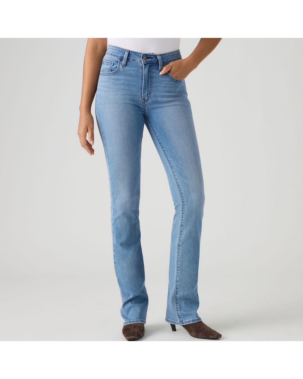 Levi's Blue 725 High Rise Bootcut Jeans