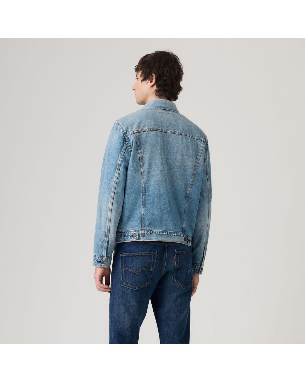 Levi's Trucker Jacket in het Blue voor heren