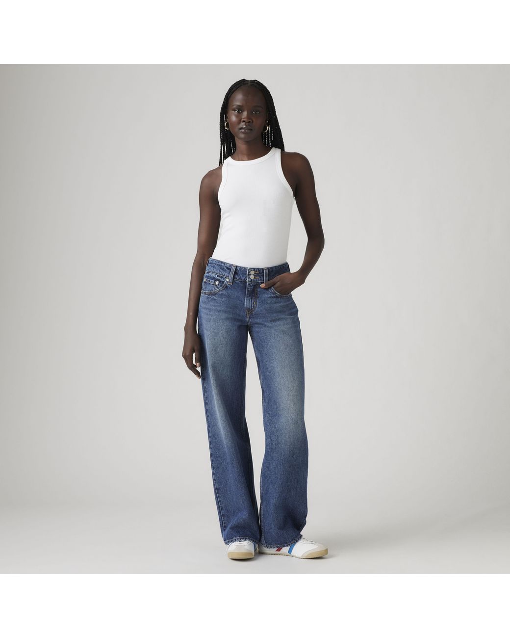 Levi's Superlow Loose Jeans in het Blue