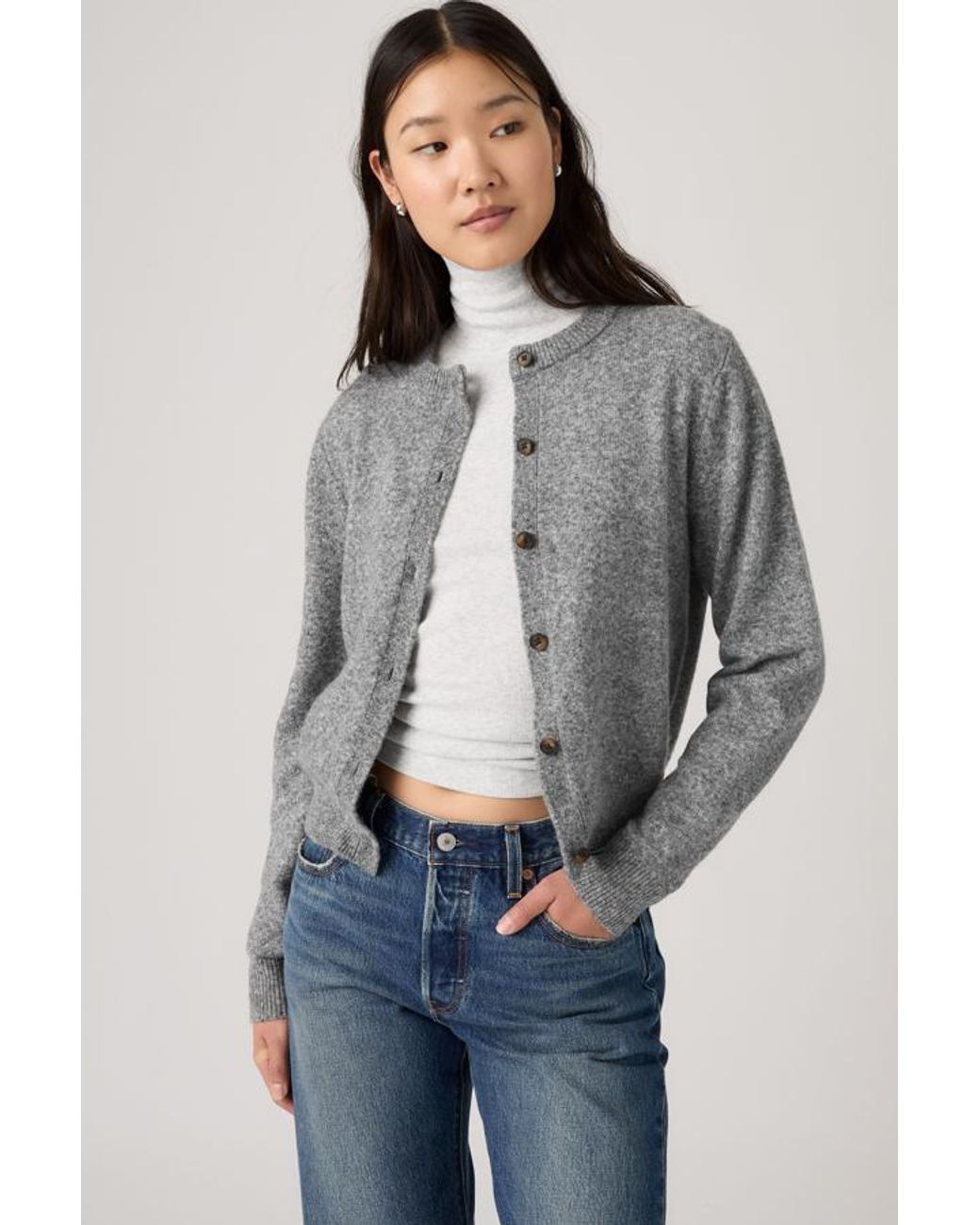 Levi's Gray Claire Cardigan