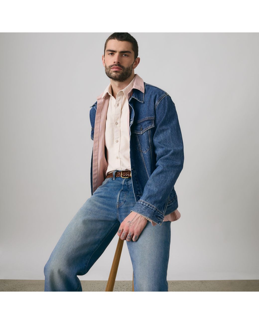 Levi's 501 Loose Jeans in het Blue voor heren