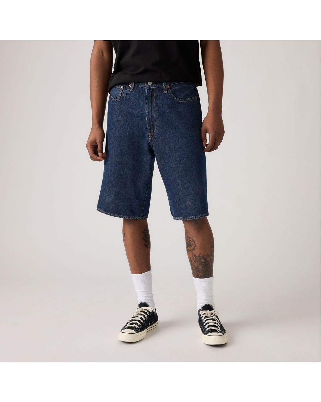 Levi's Blue 478 Baggy Shorts for men