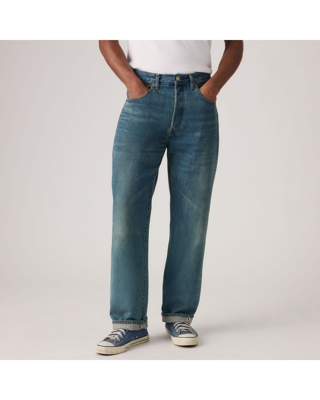 Levi's Blue Vintage Clothing 1955 501 Jeans for men