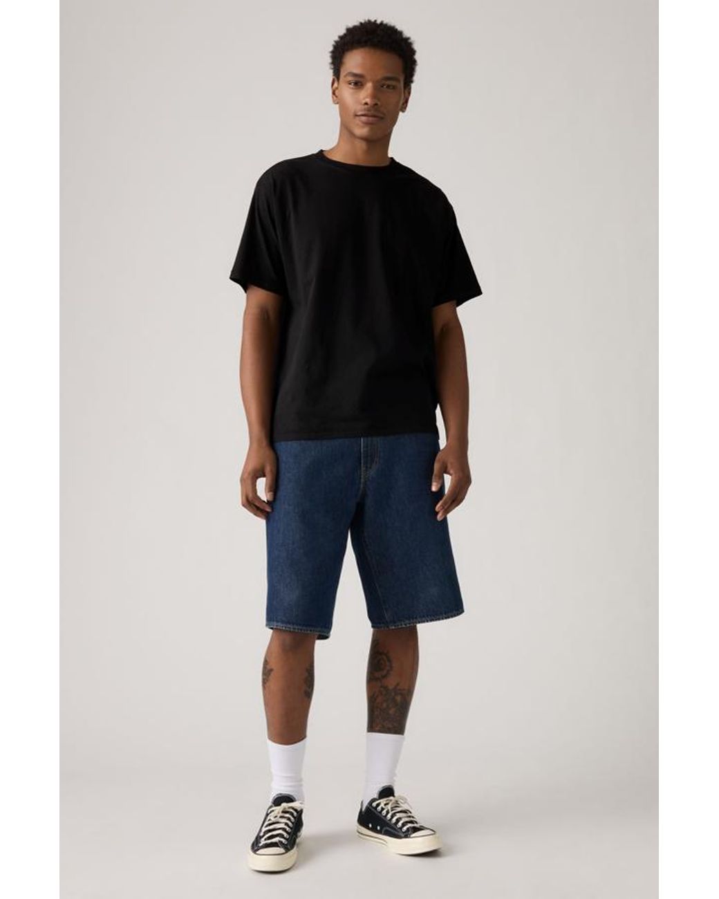 Levi's Blue 478 Baggy Shorts for men